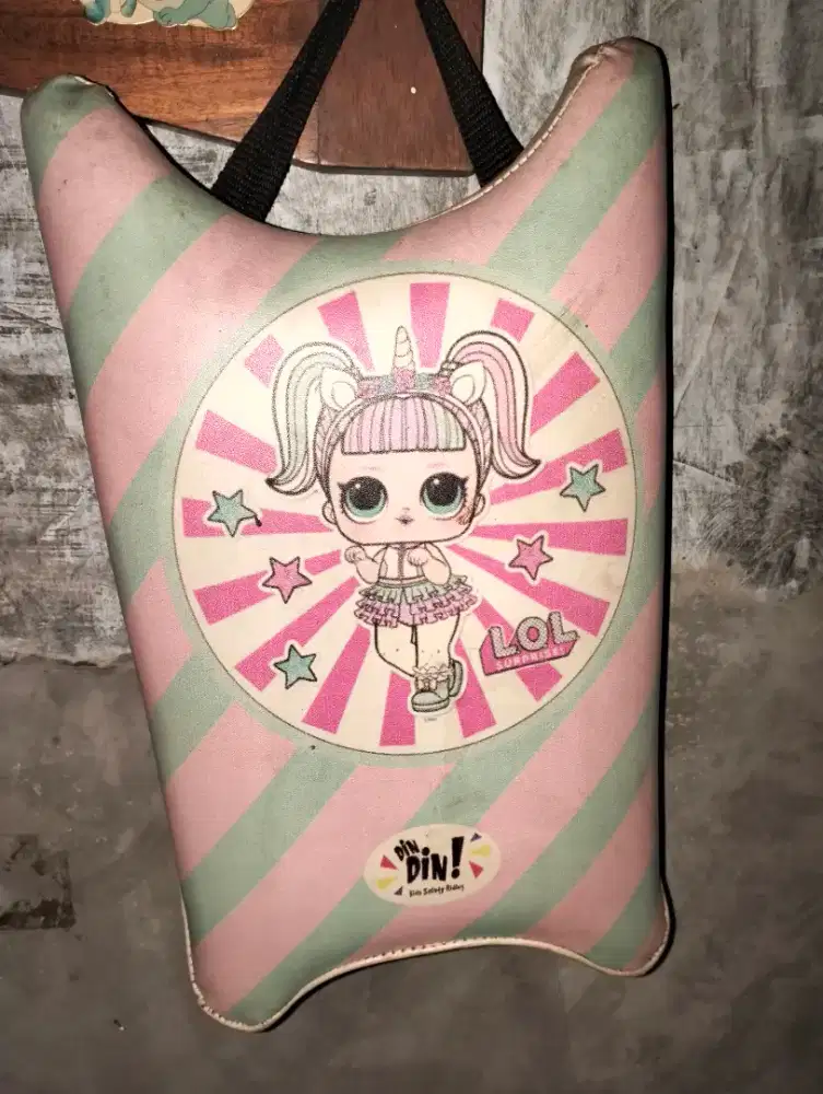 Goncengan motor anak pink