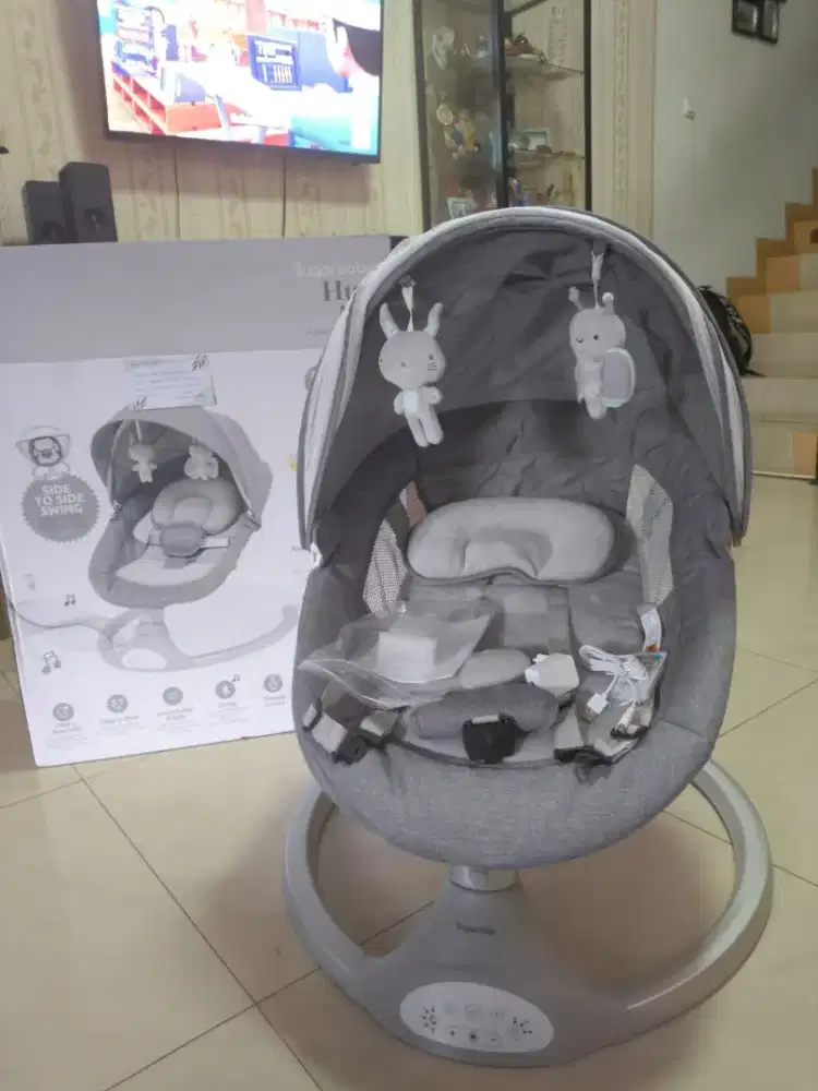 Sugar Baby MOMS HUG Automatic Baby Swing Bed/ Ayunan Bayi/Bouncer Bayi
