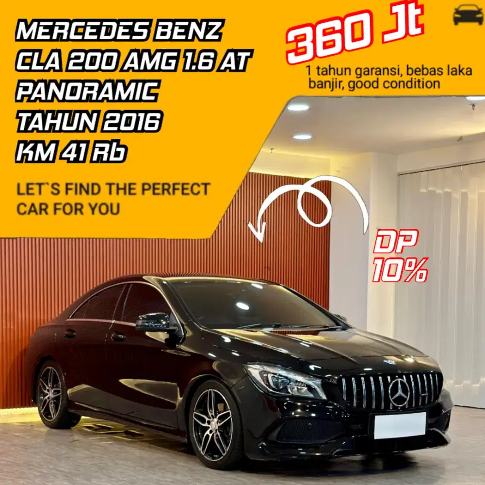 Mercedes Benz CLA200 AMG Panoramic 1.6 AT Tahun 2016