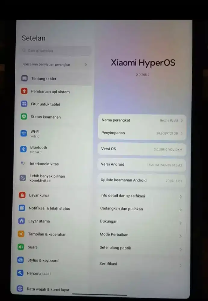 REDMI PAD 2 WIFI ONLY