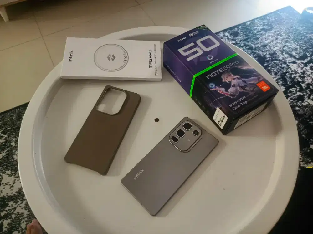 Jual/TT Infinix Note 50 Pro 8/256gb Fullset Mulus Resmi Siap Pake