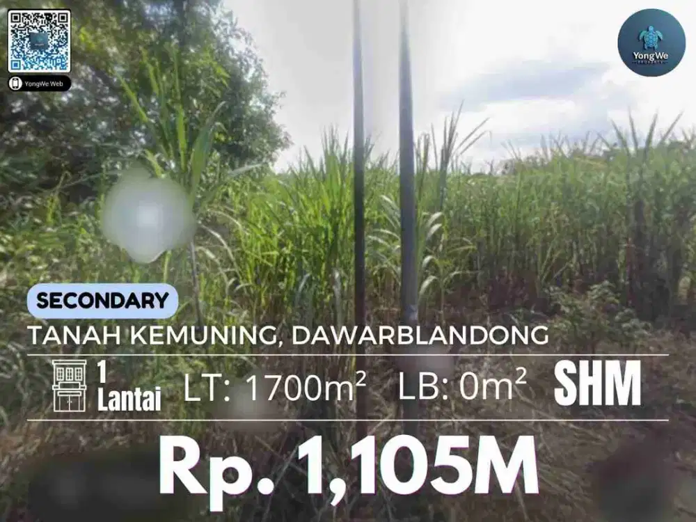 Jual Tanah Industri Dawar Blandong Kemuning Mojokerto