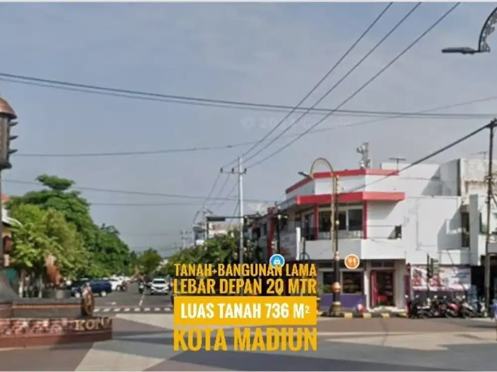 H// Tnh+Bangunan Lama harga miring, PangSud KOTA MADIUN Baguss