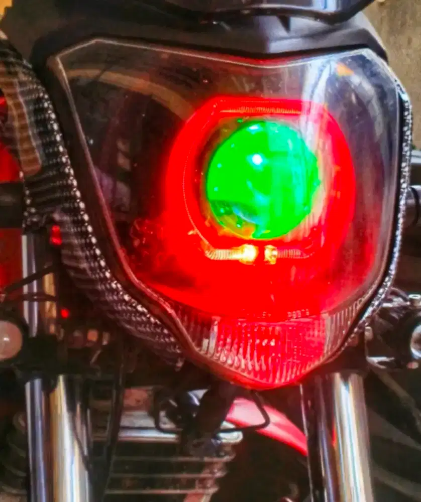 Headlamp set byson + kupingan karbon || BISA NEGO