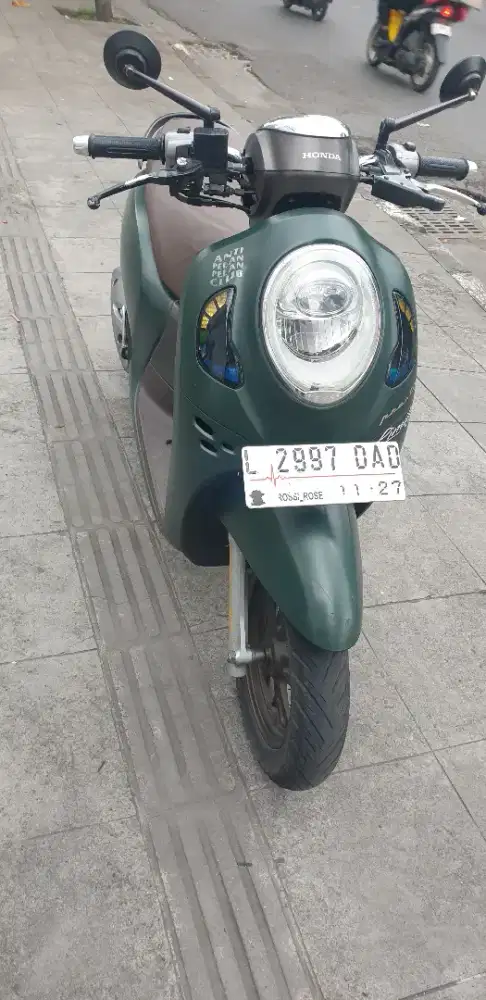 Scoopy Prestige th 2022 Hijau Army mewah pjk baru