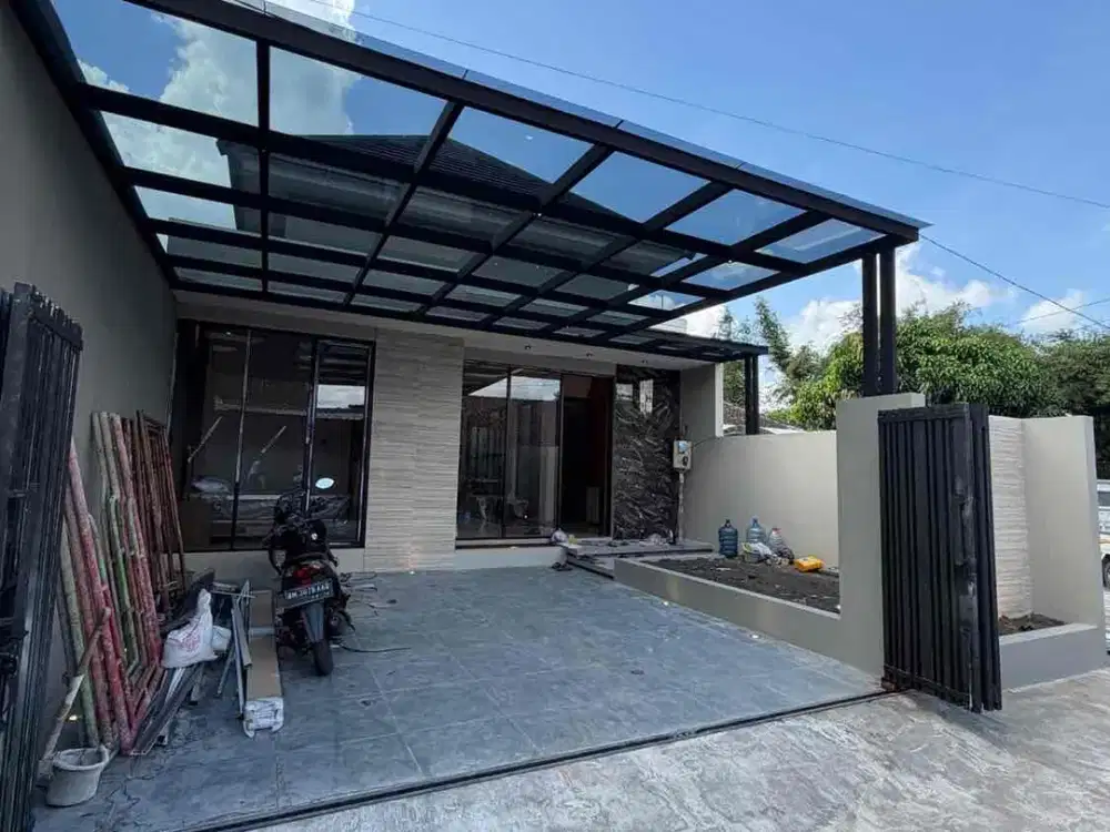 Rumah Luas 194m2 di Purwomartani Fully Furnished Hanya 1.6M ada taman belakang buat nongkrong