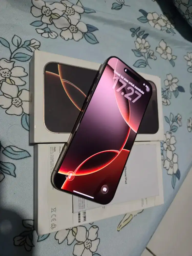 Iphone 16 PROMAX ON GARANSI 7 OKTOBER 2026 (256GB)