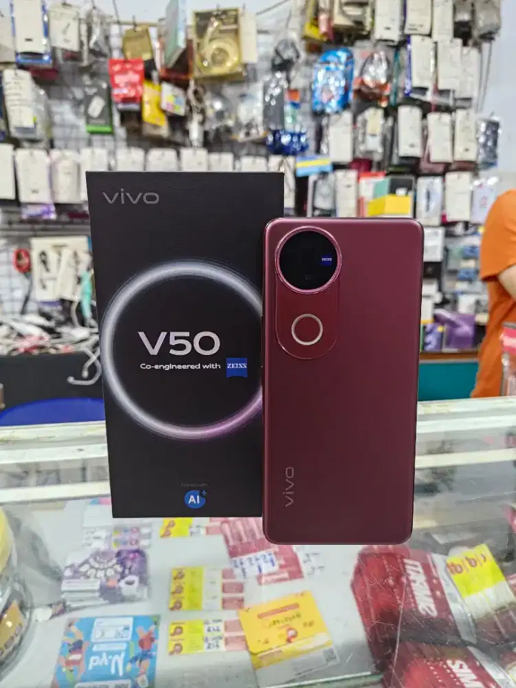 Vivo V50 5G ram 12+12/256gb mulus lengkap