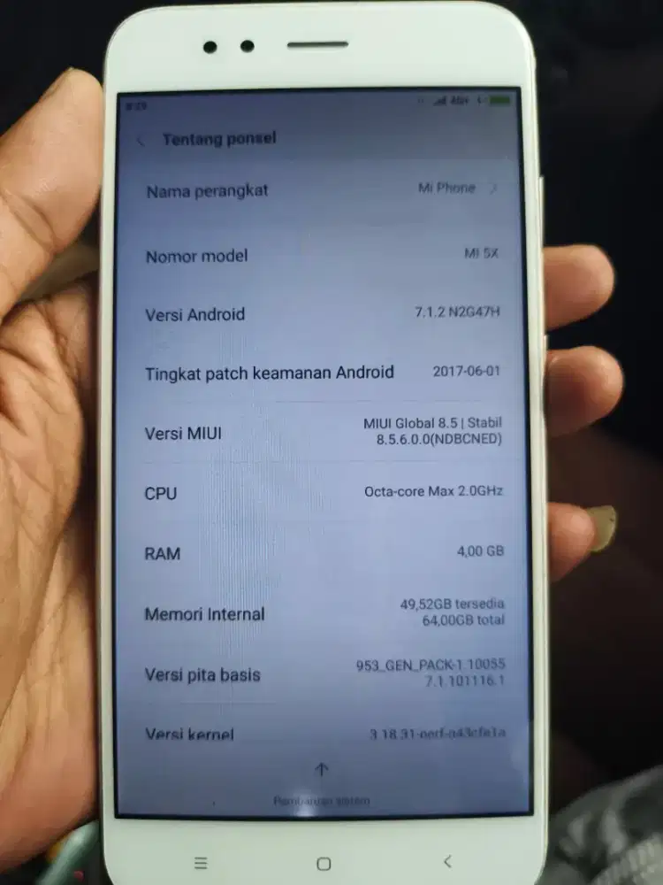 Xiomi Mi 5x 4/64 HP+Charger