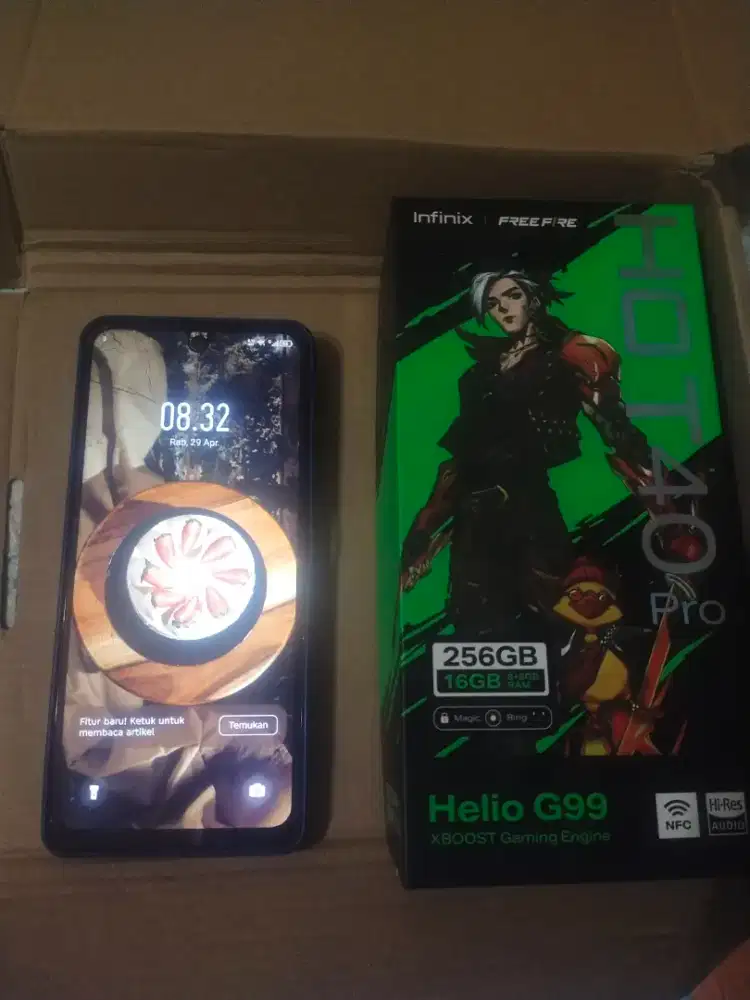 INFINIX HOT 40 PRO (WARNA BLACK)
