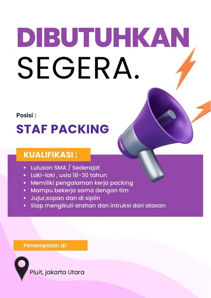 DICARII SEGERA STAFF PACKING
