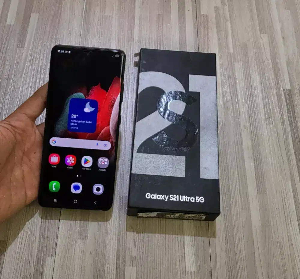 Samsung S21Ultra 5G Ram 12/256gb Fullset