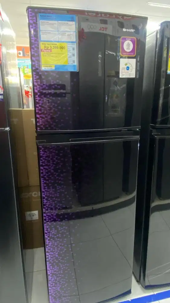 PROMO KULKAS SHARP 2 PINTU - BUNGA 0% & FREE 2x CICILAN!