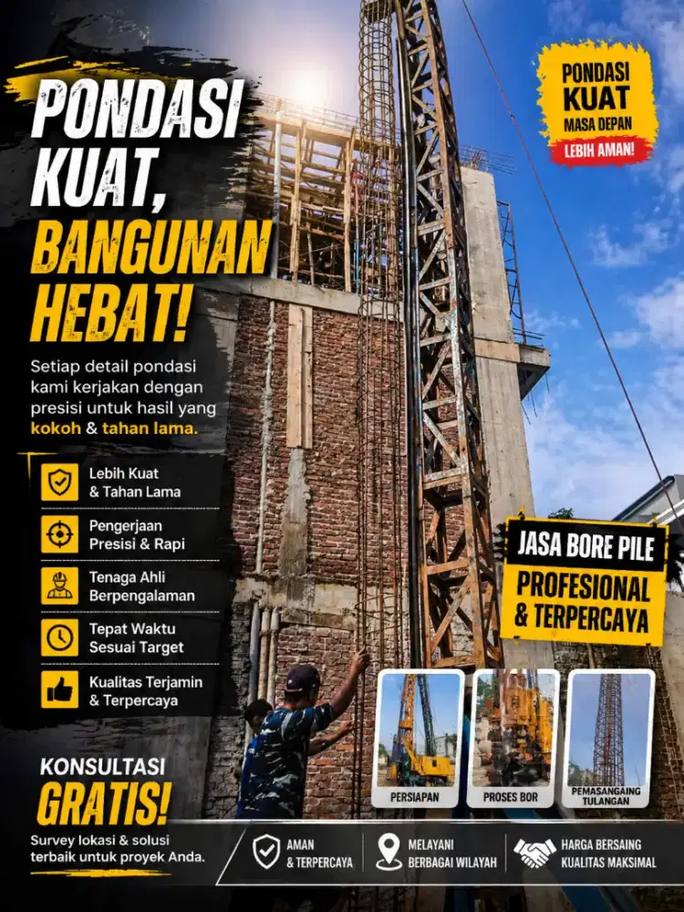 Jasa Pondasi Strauss Pile