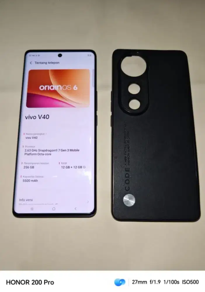 Vivo V40 5G RAM 12/256GB HP ONLY