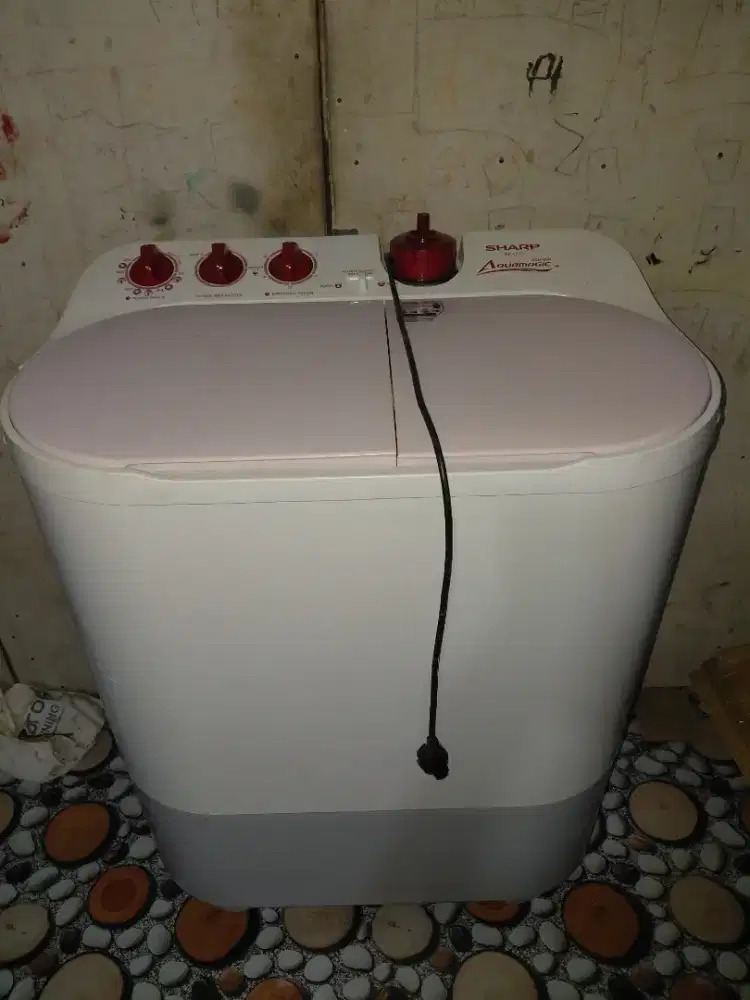 Mesin cuci sharp 8 kilo tahun 2022 no minus