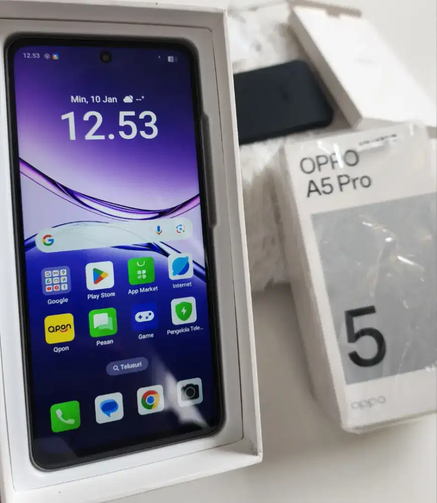 Oppo A5 Pro 8/128 , kondisi mulus like new , lengkap dus ,