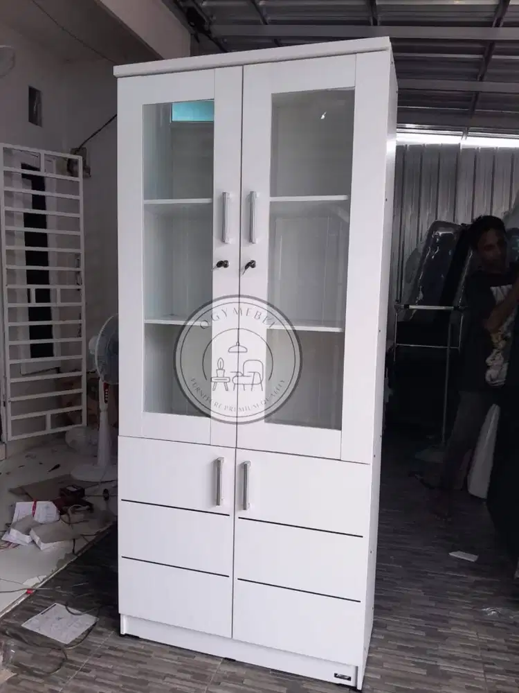 PROMO LEMARI HIAS 2 PINTU GRATIS ANTAR