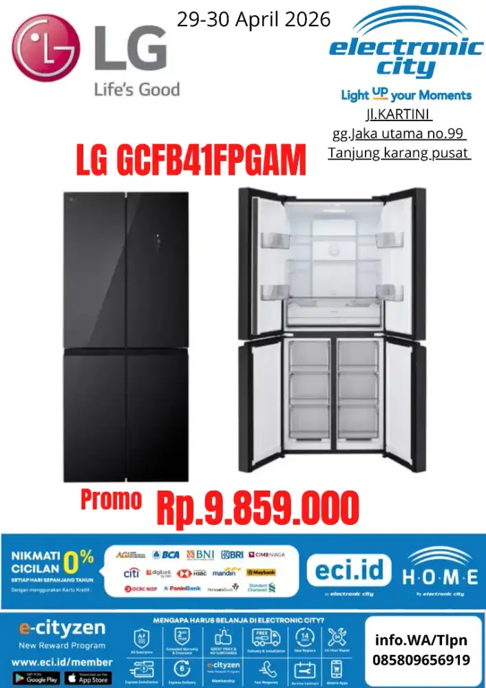 LG GCFB41FPGAM 434 Liter