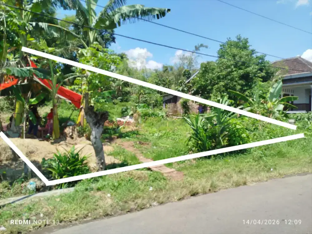 Tanah SHM 0 jalan utama kampung