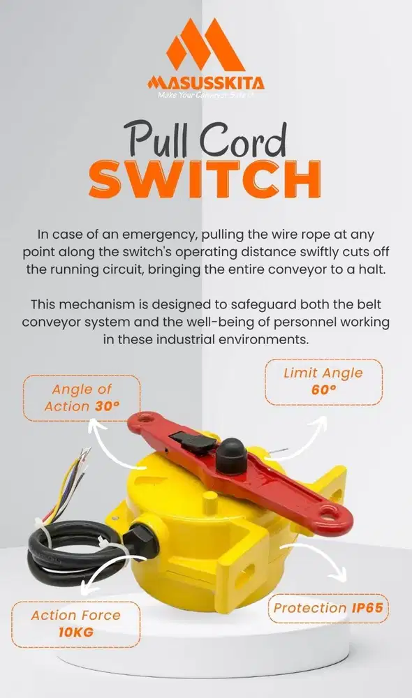 Jual Pull Cord Switch Conveyor