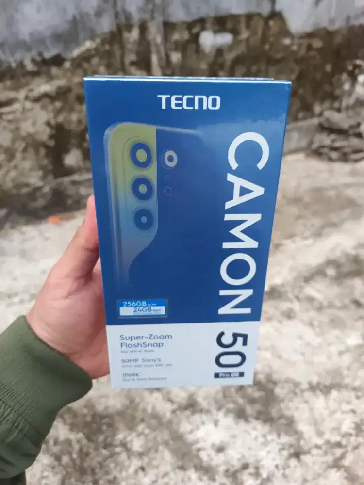 Tecno Camon 50 Pro 5G 12+12/256 Baru BNIB NETTT NO NEGO