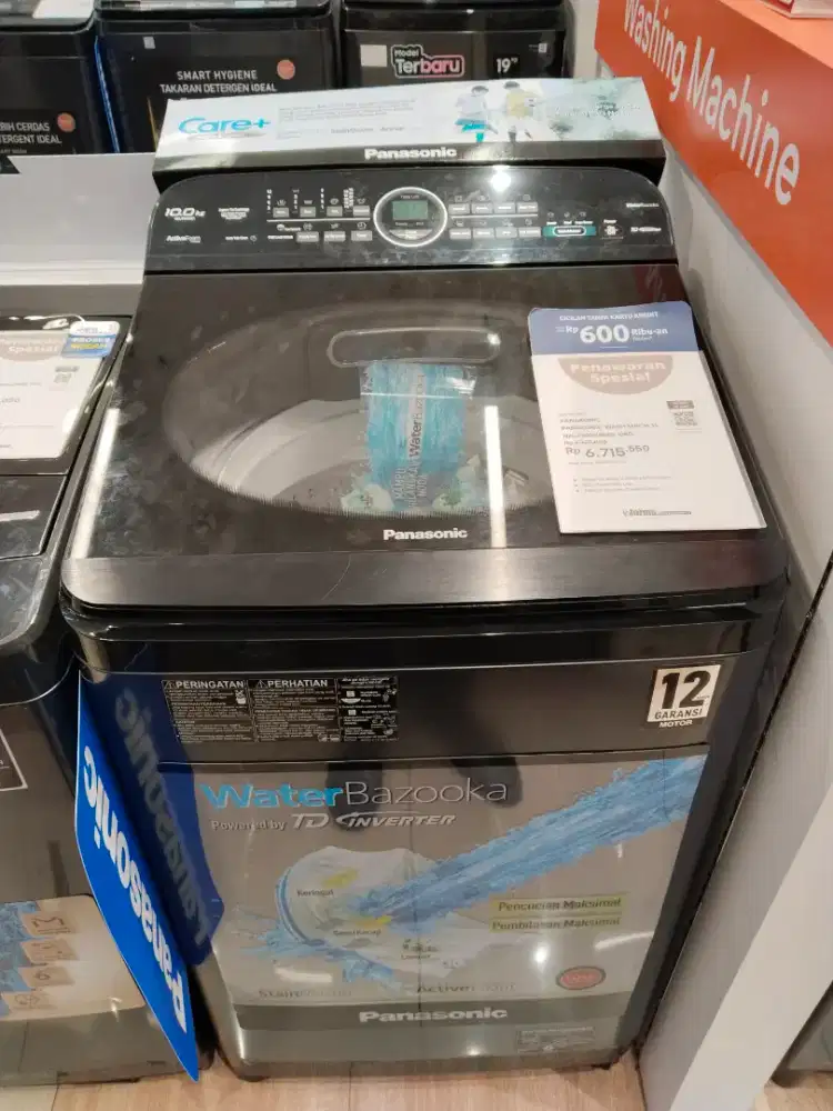MESIN CUCI PANASONIC TOP LOAD 10KG