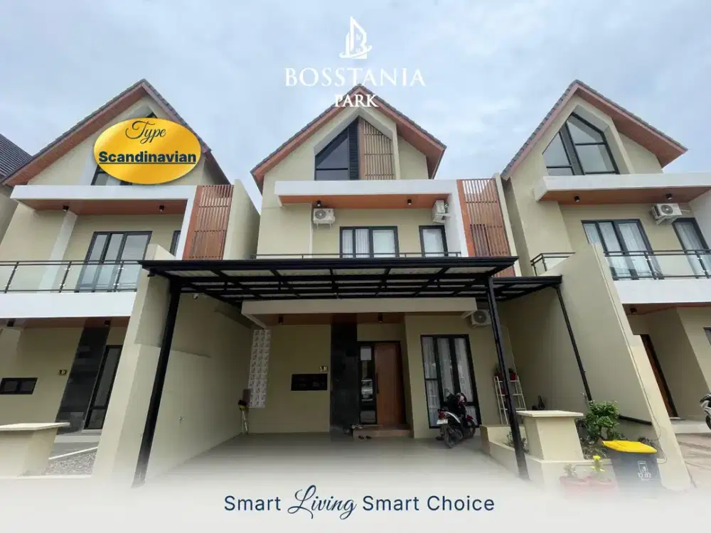 CASHBACK PUUHAN JUTA RUMAH MEWAH TYPE SCANDINAVIAN LOKASI DI BOSSTANIA PARK PATI