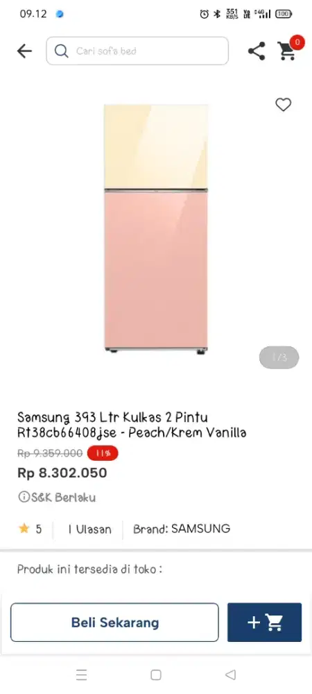 Promo kulkas Samsung