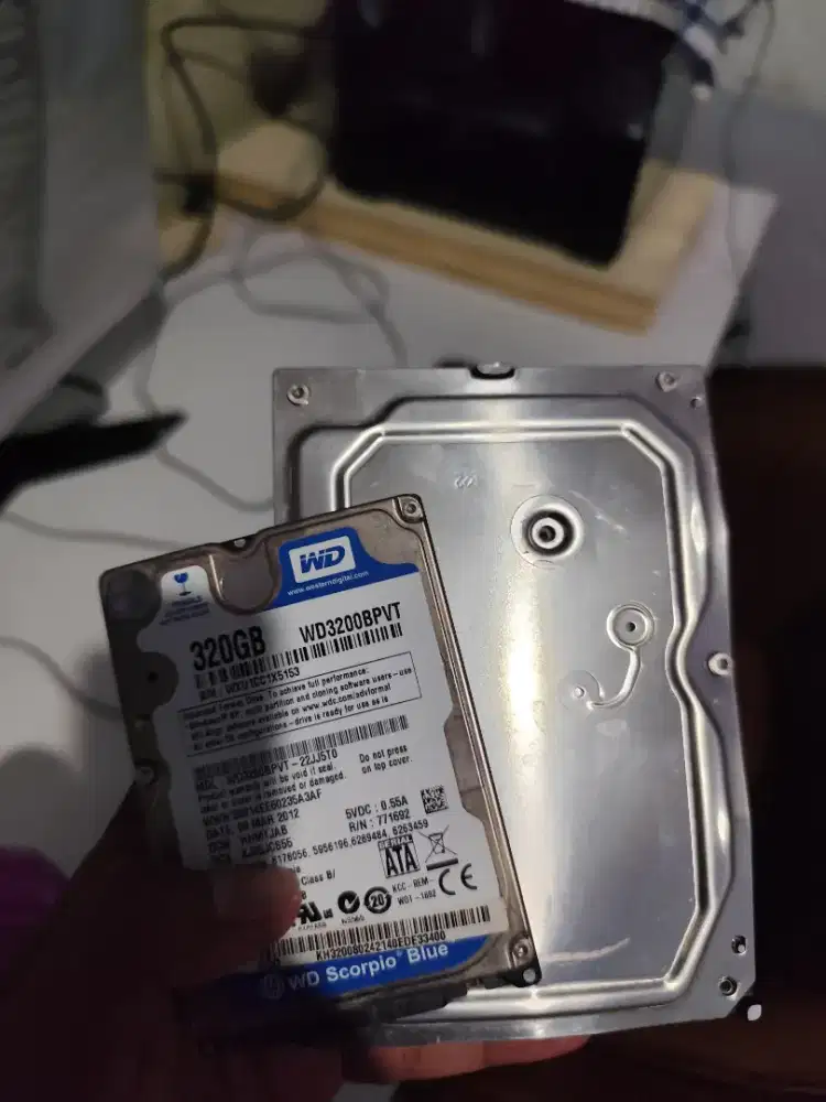 Hdd 320 gb dan 1 tb wd blue