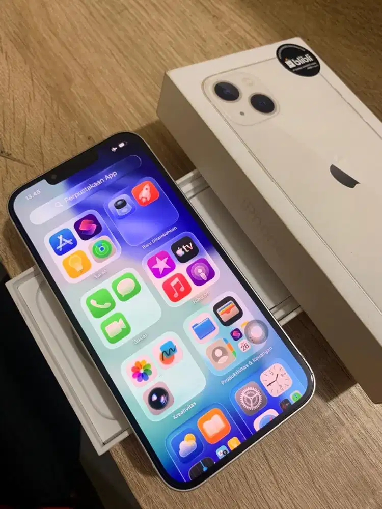 IPHONE 13 128GB IBOX GARANSI ON 2026 FULL ORIGINAL