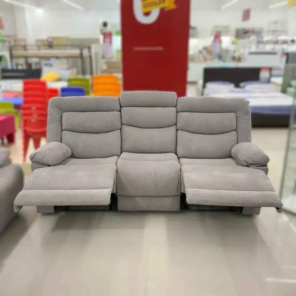 Sofa Set Recliner Paling Murah 3+1 Seater