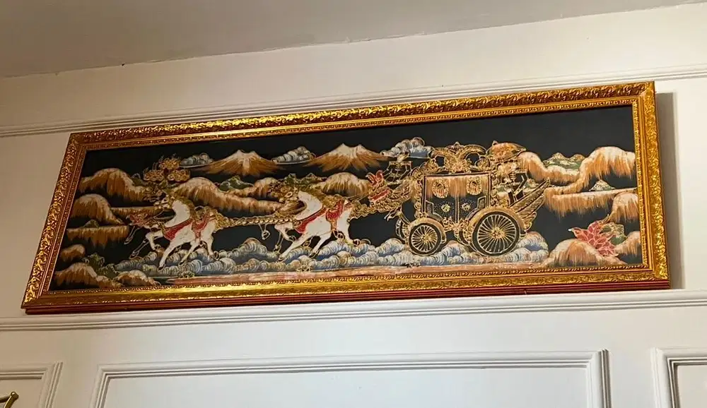 Lukisan batik karya hr suhardi