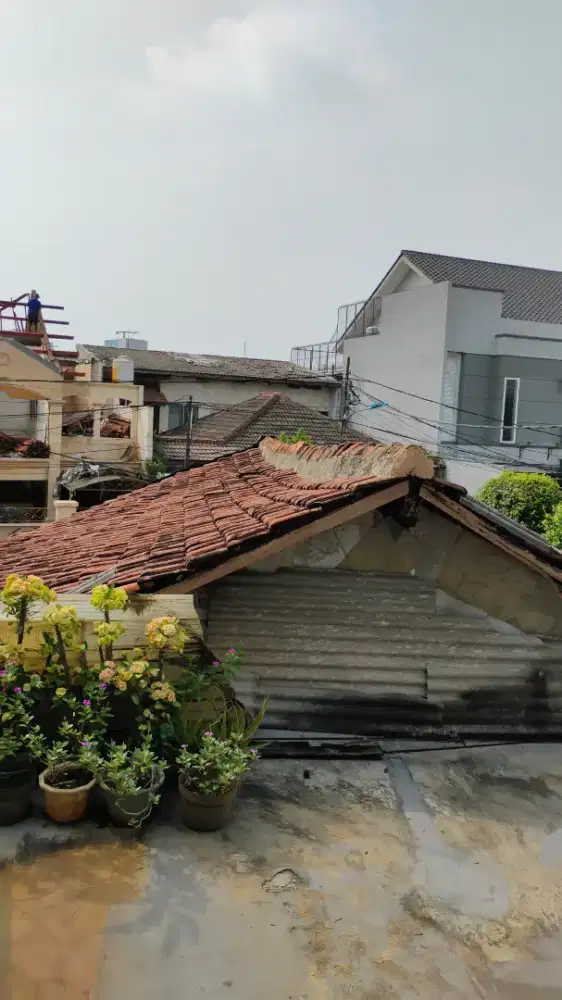 Genteng kodok bekas sisa renovasi