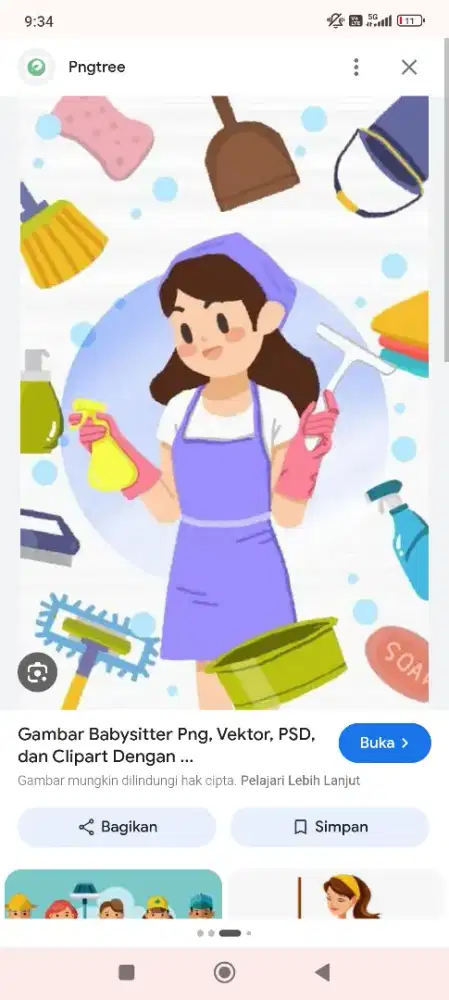 Lowongan ART + momong anak (serabutan) pulang hari