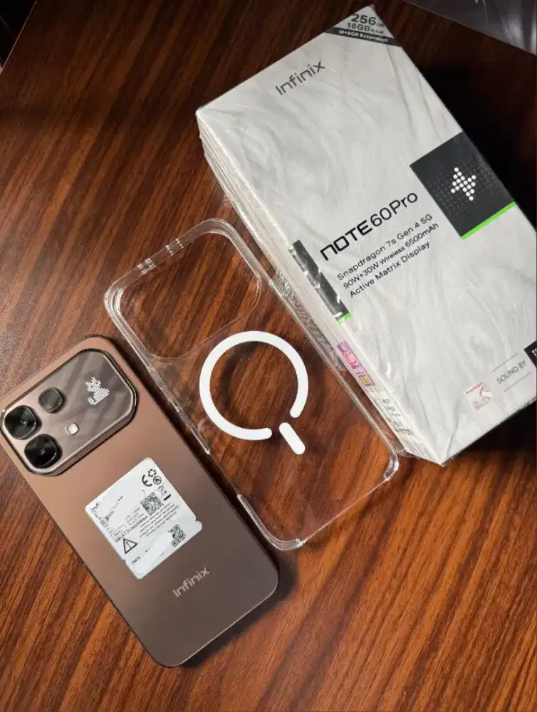 Infinix Note 60 Pro Warna Brown Langka 8gb/256gb baru 2 minggu