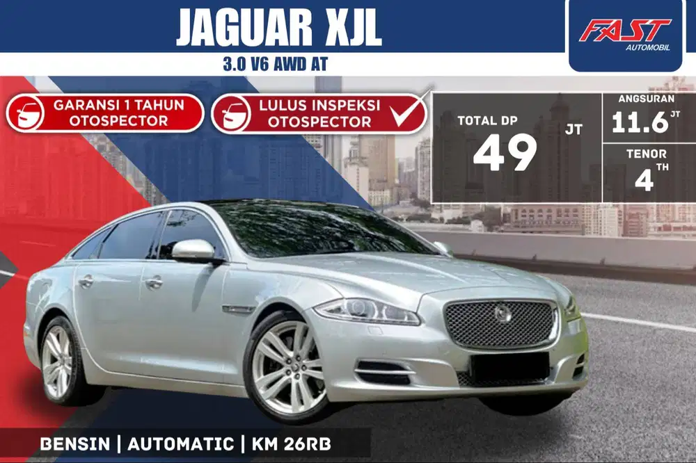 JAGUAR XJL 3.0 V6 AWD FULL SPEC AT 2013 LOW VERY LOW KM.26RB