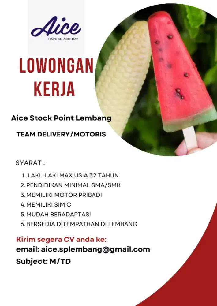 LOWONGAN KERJA MOTORIS