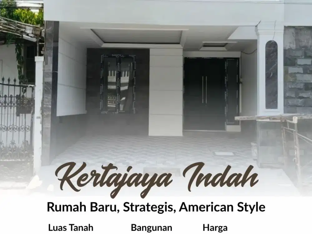Rumah Kertajaya Indah, Baru, Minimalis Amerincan Style