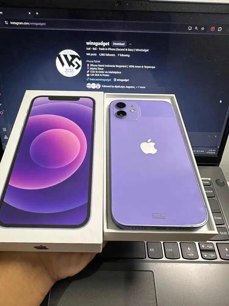 iPhone 12 64gb iBox- FULLSET ORI