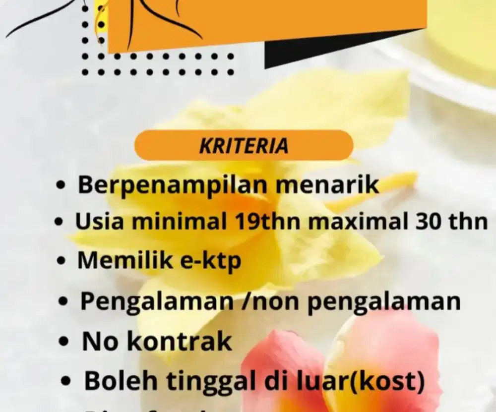 Dibutuhkan terapis wanita