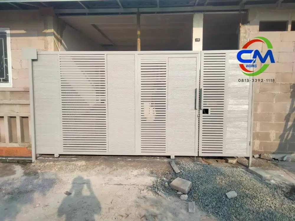 Pagar Gerbang Minimalis Rumah Subsidi