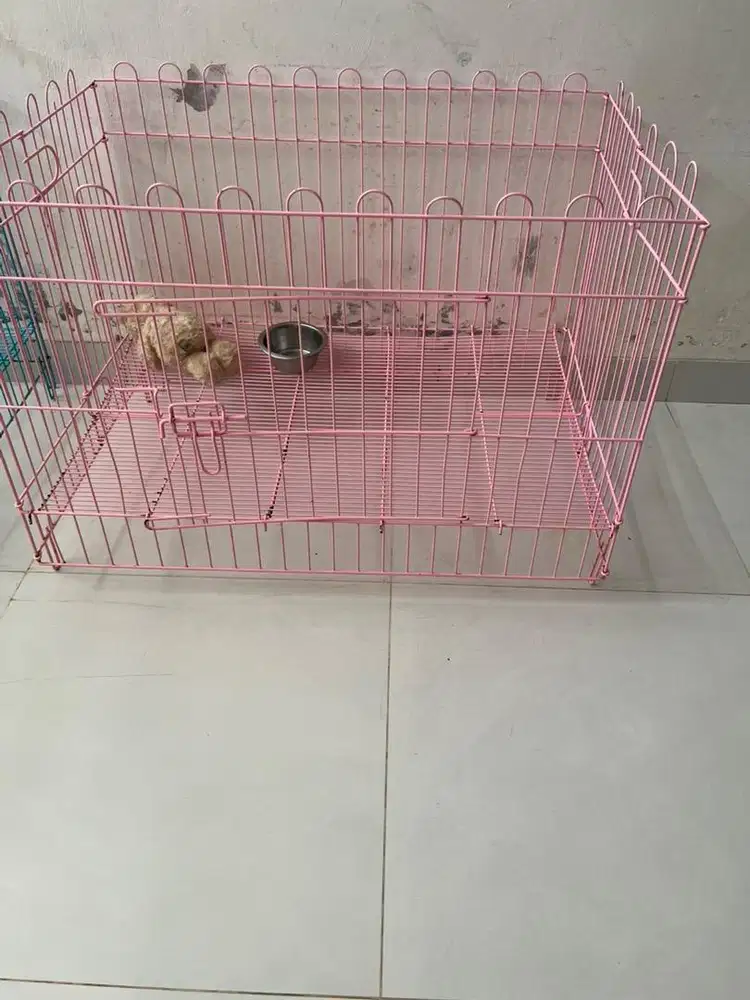 Kandang anjing terbuka bagian atas