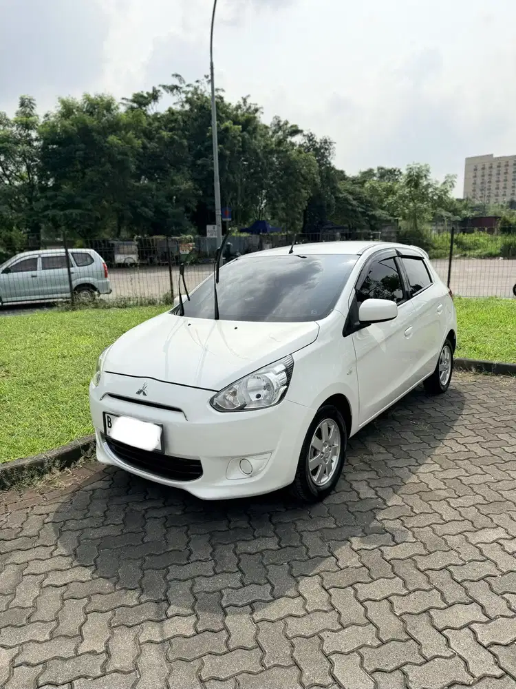 Mirage 2013 AT matic Putih terawat Nyaman Irit BBM