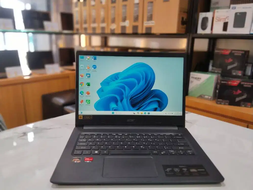 LAPTOP ACER ASPIRE 3 A314-22 AMD RYZEN 3-3250U/RAM 8GB/SSD 256GB/MULUS