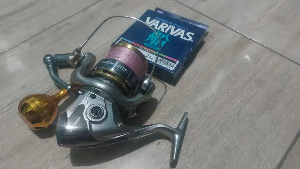 Reel Pancingan shimano Biomaster 8000 sw knob gomexus plus Pe varivas