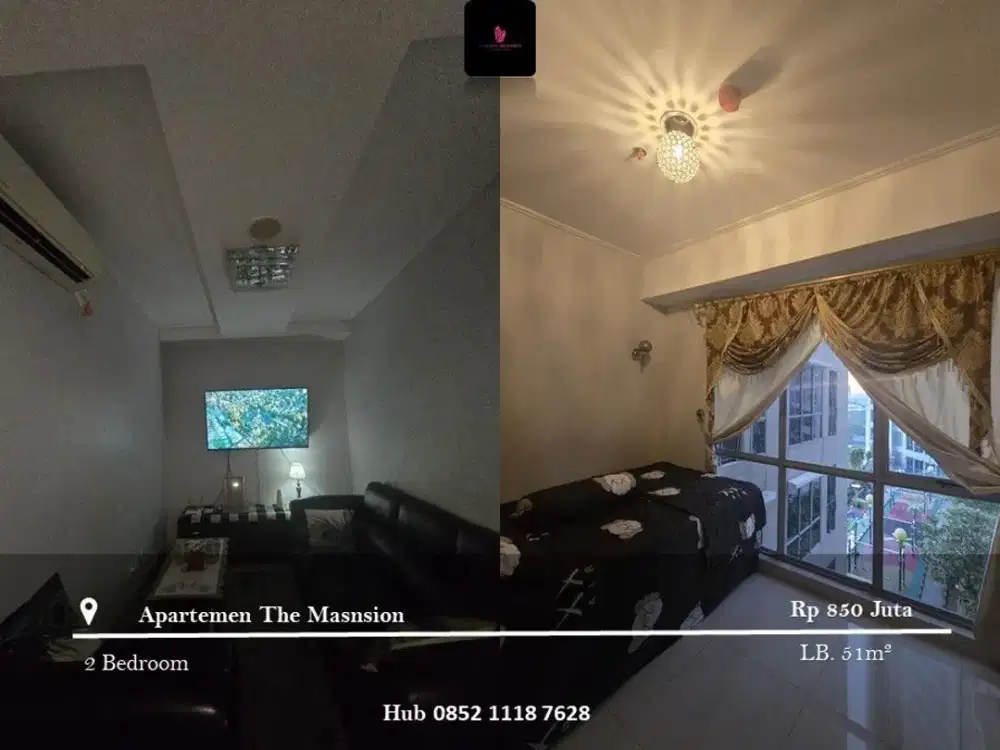 Dijual Apartement The Mansion Low Floor 2BR Full Furnished