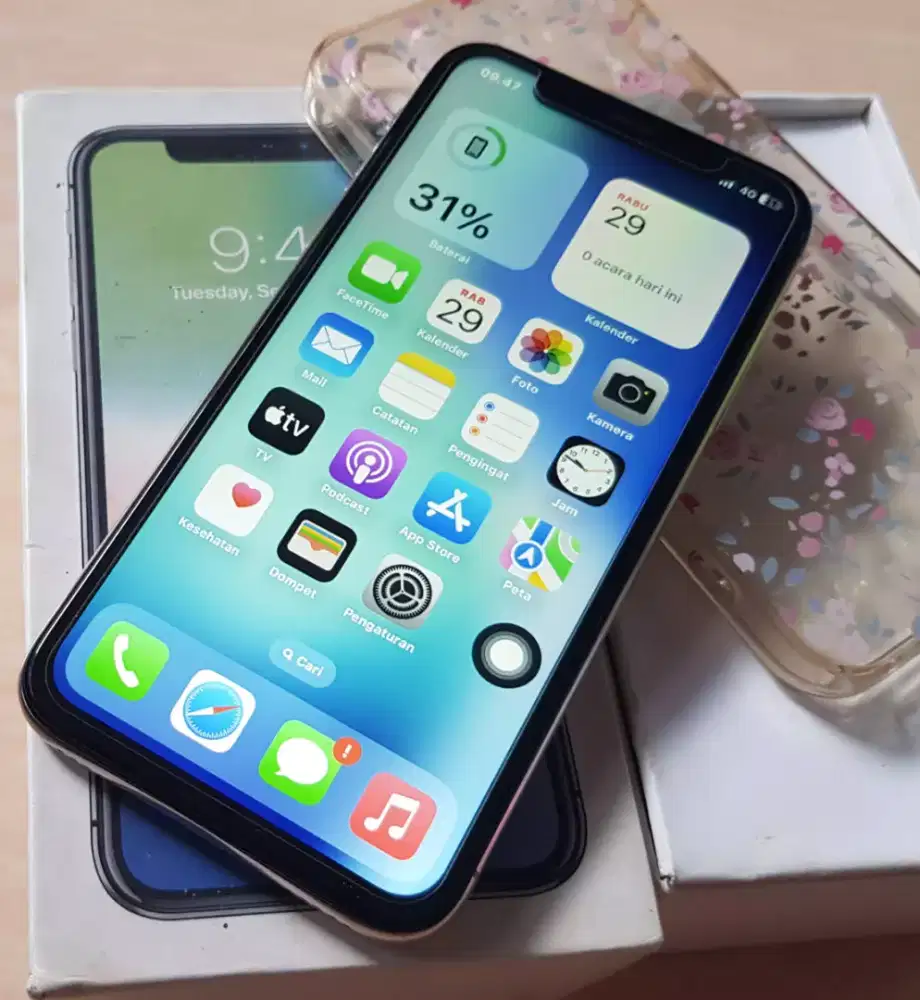 iPhone X 64Gb inter lama sinya selamanya mlus lengkap