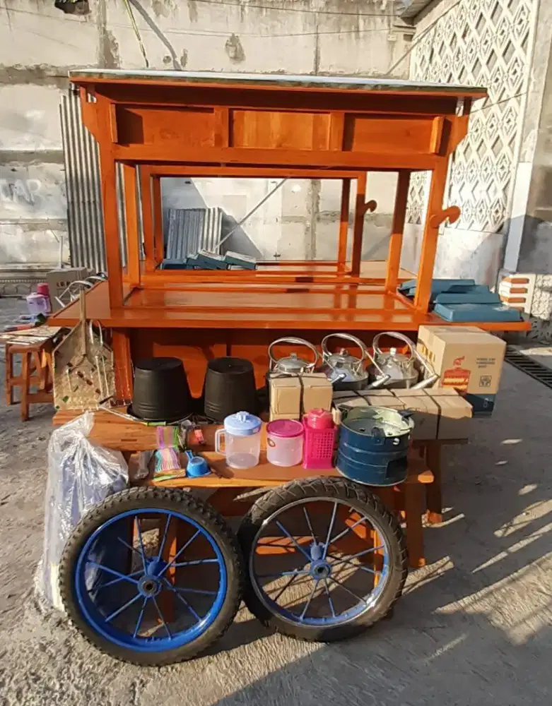 Di jual gerobak angkringan