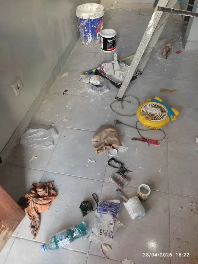 Tukang cat tembok, tukang cat waterproofing dakbeton,dll